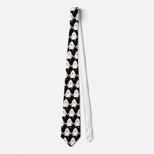 Whimsical Penguin stropdas (Voorkant)