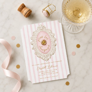 Whimsical Pers voor Champagne Verjaardag Kaart