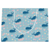 Whimsical Personalized Whale Groot Cadeauzakje (Voorkant)
