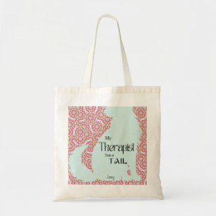 Whimsical Pet Therapy Humor Design Tote Bag