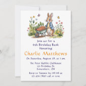 Whimsical Peter Rabbit Boy Verjaardag Bash Kaart (Voorkant)