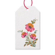 Whimsical Petrykivka Roze Bloem