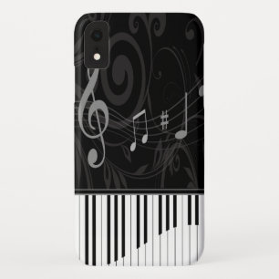 Whimsical Piano en Musical Notes iPhone XR Hoesje