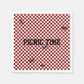 Whimsical Picknick Ants Aangepaste Servetten (Voorkant)