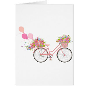 Whimsical Pink Bicycle