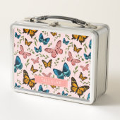 Whimsical Pink Butterfly Pattern Girl's (Voorkant)