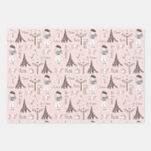 Whimsical Pink French Inpakpapier Vel (Voorkant)