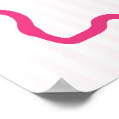 Whimsical Pink Hand Drawn Wedding Welcome Poster (Hoek)