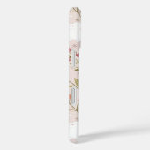 Whimsical Pink Rabbit and Floral Meadow Case-Mate iPhone Case (Achterkant / Rechts)