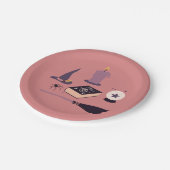 Whimsical pink roze witje bord (Gekanteld)