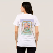 Whimsical Pirate Ship & Parrot T-Shirt Design – AD (Achterkant volledig)