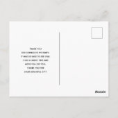 Whimsical Planter met Rainbow & Clover Hartelijk d Briefkaart (Achterkant)