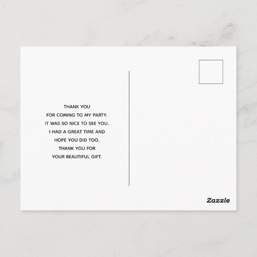 Whimsical Planter met Rainbow & Clover Hartelijk d Briefkaart (Achterkant)