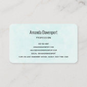 Whimsical Planter met regenboog en klaver Visitekaartje (Achterkant)