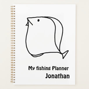 Whimsical Poisson noir et blanc
