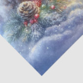 Whimsical Polar Beer Winter Boek Lezen Decoupage Tissuepapier (Detail)