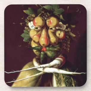 Whimsical Portret Bier Onderzetter