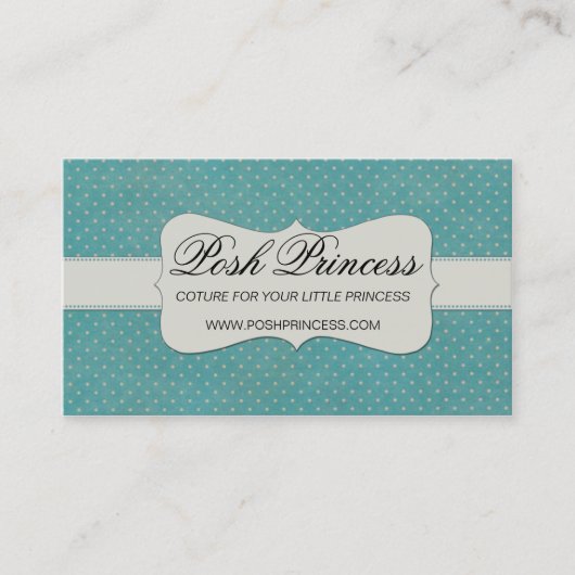 Whimsical Posh Boutique Carte de visite (Devant)