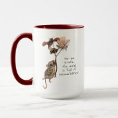 Whimsical Possum Moth en Bee Kind's afscheidsfeest Mok (Links)