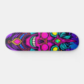 Whimsical Psychedelic Skateboard Alien (Horz)