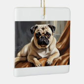 Whimsical Pug Ornament (Rechts)