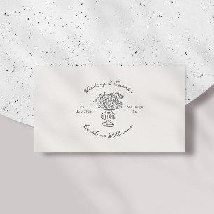 Whimsical, QR-code Event Planning Visitekaartje