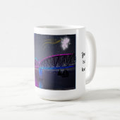 Whimsical rainbow bridge fairy Mug (Devant droit)