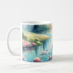 Whimsical Rainbow Earth Fantasy Scene Koffiemok