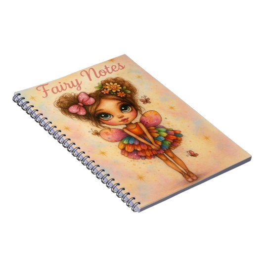 Whimsical Rainbow Fairy Notes Journal (Côté Droit)