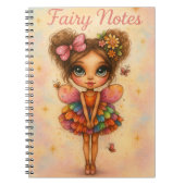 Whimsical Rainbow Fairy Notes Journal (Devant)