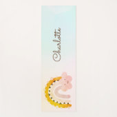 Whimsical Rainbow Gepersonaliseerd Yogamat (Voorkant)