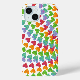 Whimsical Rainbow Hearts Sprinkles Liefde Kleurrij