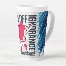 Whimsical Red Book Character Ignorance Is Banned  Latte Mok