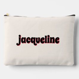 Whimsical Red Cherry Shadow Lettering Luxe Reizen Etui