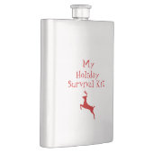 Whimsical Red Deer My Holiday Survival Kit Flacon (Rechts)