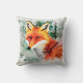Whimsical Red Fox Kussen (Voorkant)