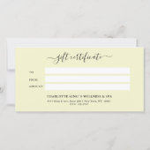 Whimsical Red Pink Lemon Salon Cadeaubon (Achterkant)