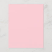 Whimsical Red Pink Wedding Reception Invitation (Achterkant)