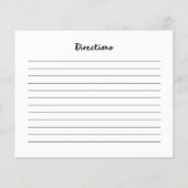 Whimsical Retro Cherries Vrijgezellenfeest Recept  (Achterkant)