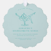 Whimsical Retro Doodle | Vrijgezellenweekend Ornament Kaart (Voorkant)