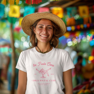 Whimsical Retro Doodle   Vrijgezellenweekend T-shirt