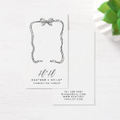 Whimsical Ribbon Lijst Display Kaart (Bureau)