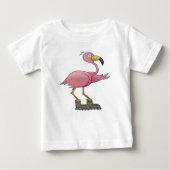 Whimsical Roller Skating Roller Blading Flamingo (Voorkant)