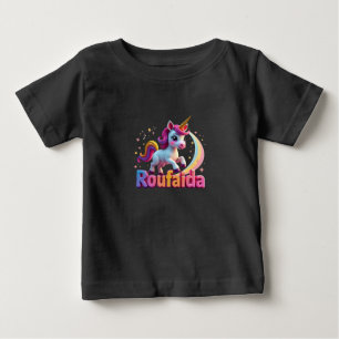 Whimsical "Roufaida" Leuk & speels Baby T-shirt