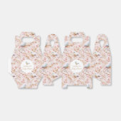 Whimsical Roze Bloemen Meisje Baby shower Bedankdoosjes (Uitgevouwen)