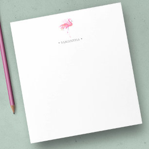 Whimsical Roze Flamingo Notitieblokken