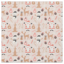 Whimsical roze kerststof