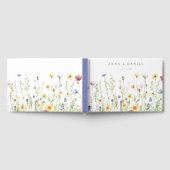 Whimsical Rustic Wildflower Wedding Gastenboek (Volledig)