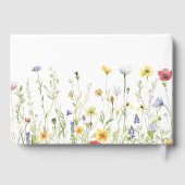 Whimsical Rustic Wildflower Wedding Gastenboek (Achterkant)