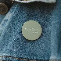 Whimsical Sage Green Baby shower Mama To Be